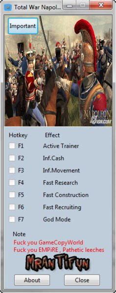 cheats for napoleon total war|Total War: NAPOLEON .